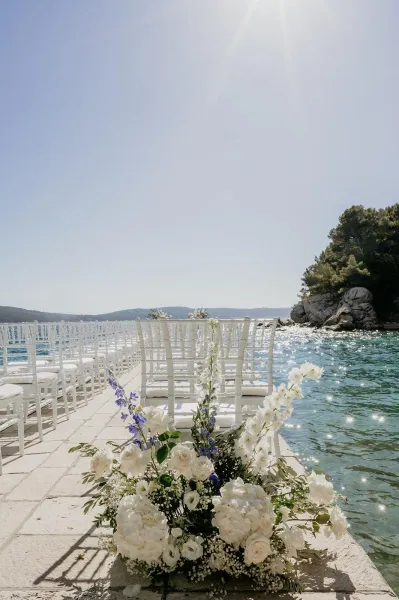 Blue & White Elegance at Villa Dalmacija
