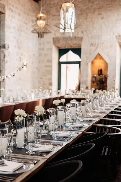 All-White Romance in Historic Maškovića Han