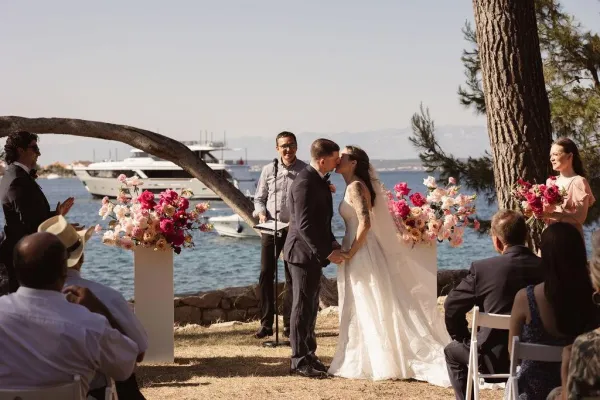 Kathy & Kevin’s Vibrant Island Wedding in Ugljan, Croatia