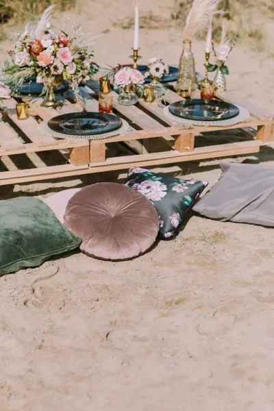 Boho vjenčanje na plaži