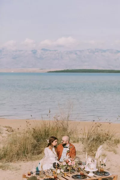 Boho vjenčanje na plaži