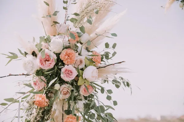 Boho beach wedding