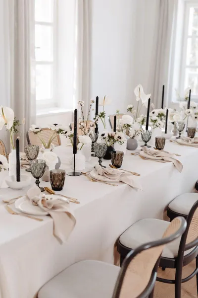 Modern Monochromatic Wedding