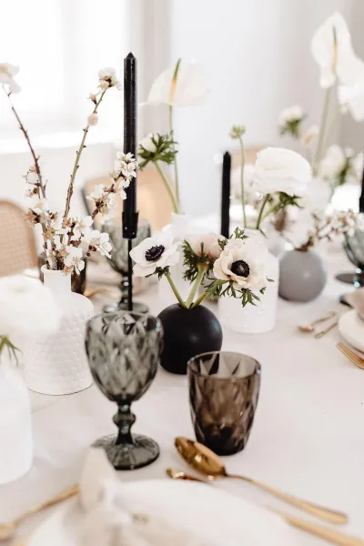 Modern Monochromatic Wedding