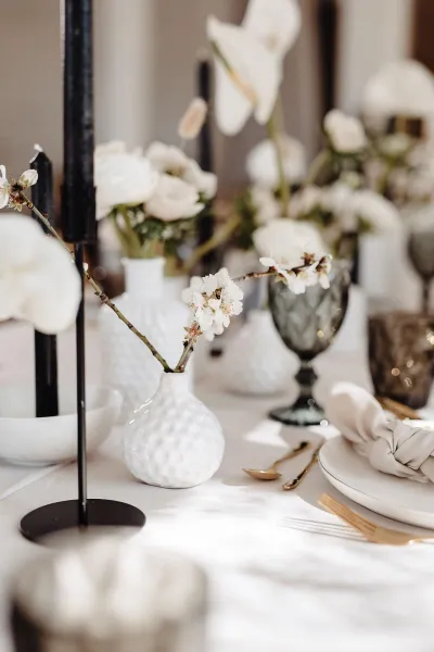 Modern Monochromatic Wedding