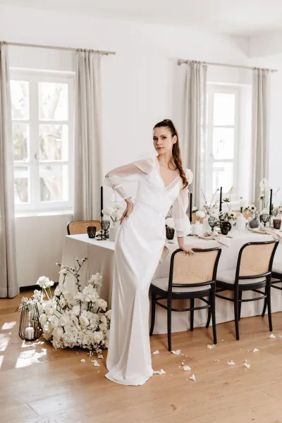 Modern Monochromatic Wedding