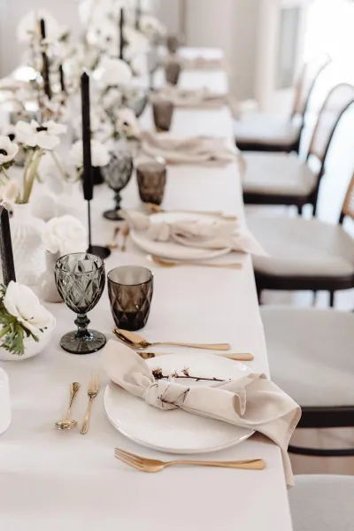 Modern Monochromatic Wedding