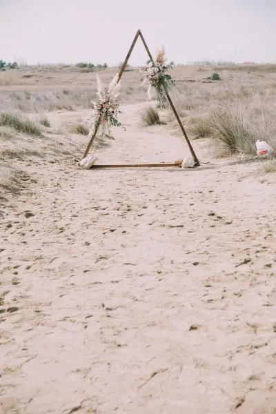 Boho beach wedding