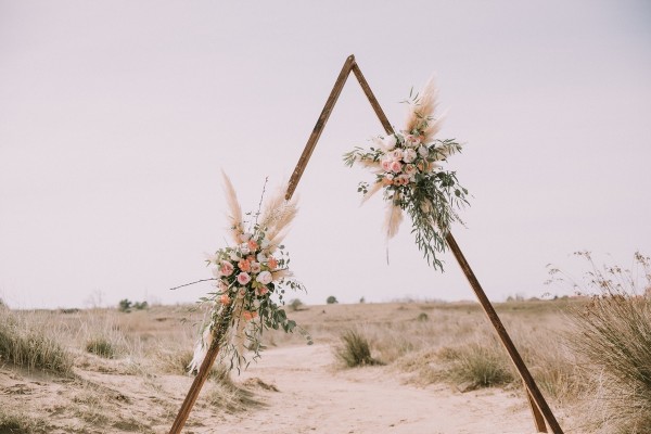 Boho beach wedding