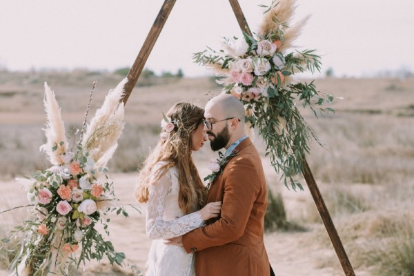 Boho beach wedding