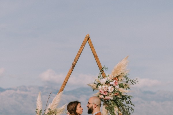 Boho beach wedding