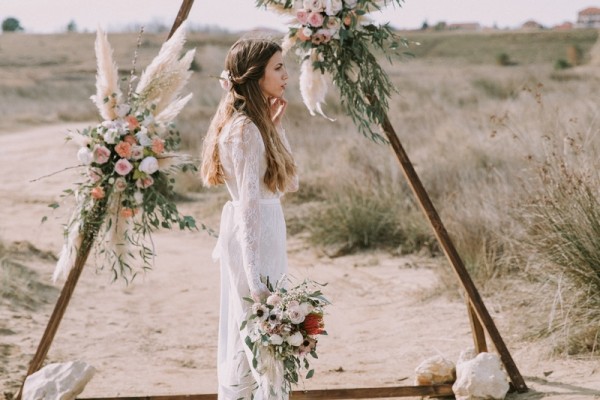 Boho beach wedding