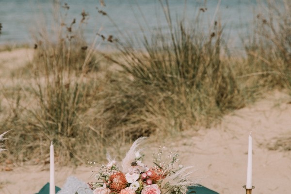 Boho beach wedding