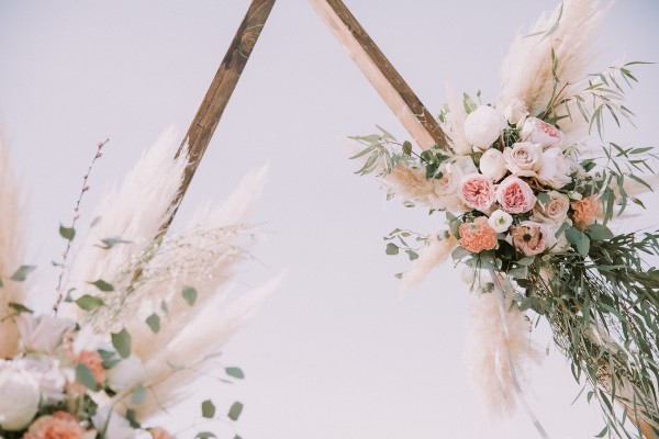 Boho beach wedding