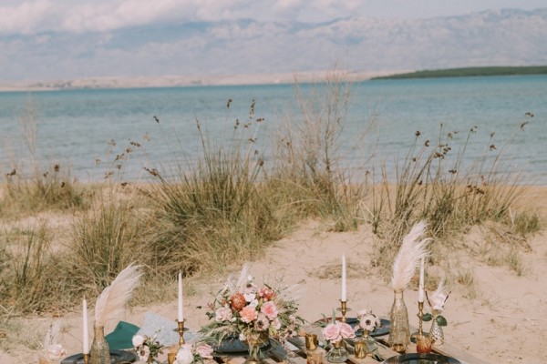 Boho beach wedding