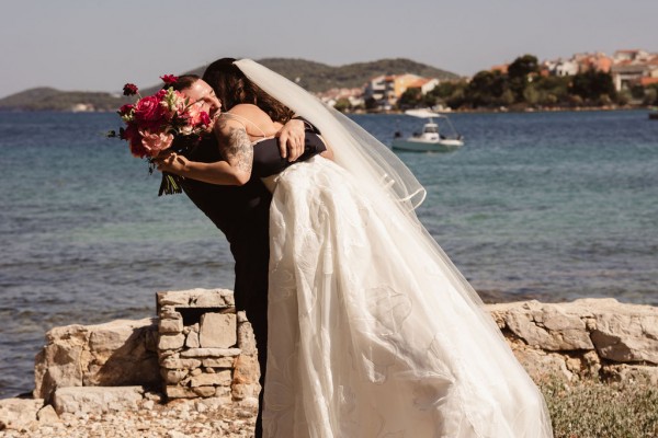 Šareno otočko vjenčanje Kathy i Kevina u Preku, otok Ugljan 