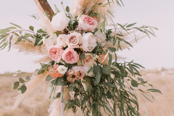 Boho beach wedding