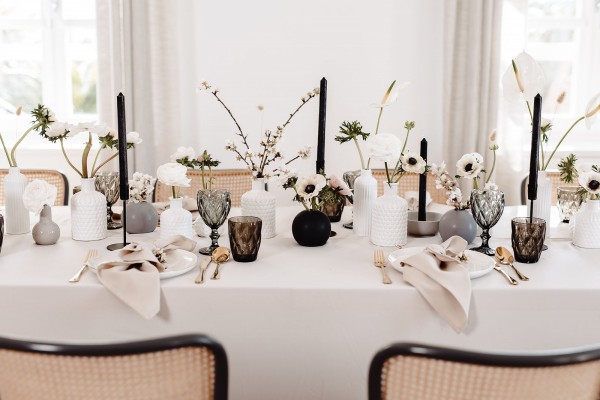 Modern Monochromatic Wedding