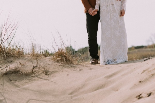 Boho beach wedding