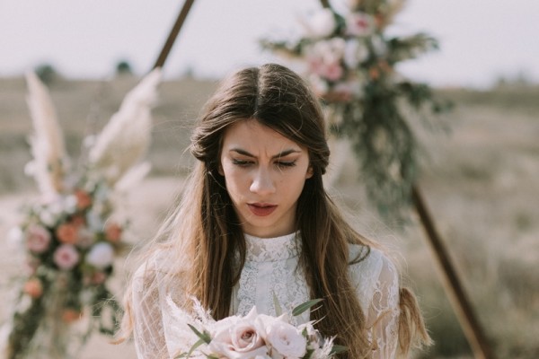 Boho beach wedding