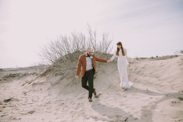 Boho beach wedding