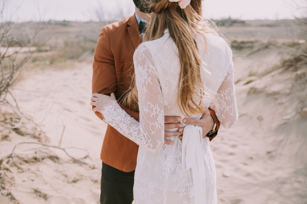 Boho beach wedding