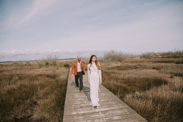 Boho beach wedding