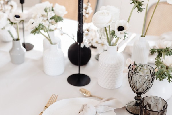 Modern Monochromatic Wedding