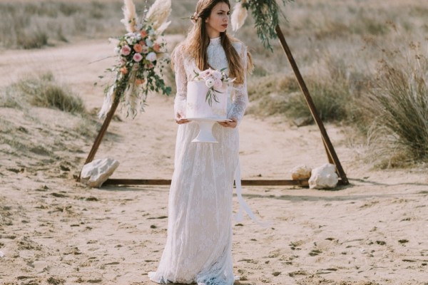 Boho beach wedding