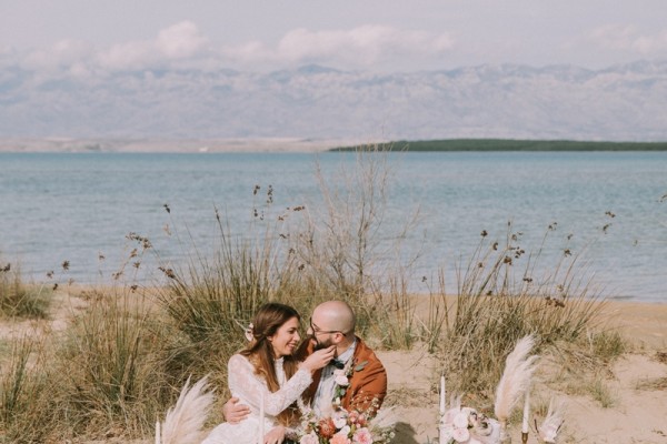 Boho beach wedding