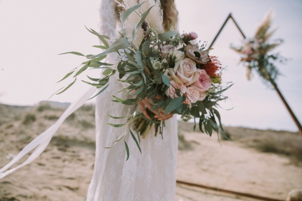 Boho beach wedding