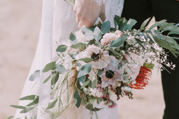 Boho beach wedding