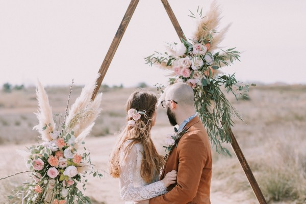 Boho beach wedding