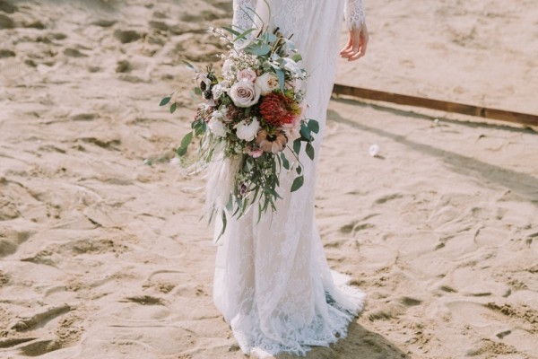 Boho beach wedding