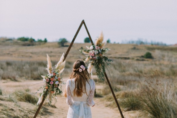 Boho beach wedding