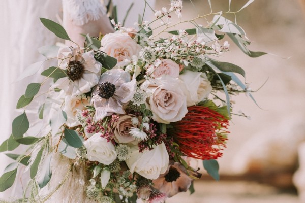 Boho beach wedding