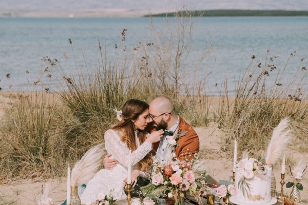 Boho beach wedding