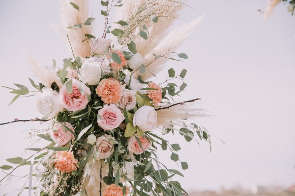 Boho beach wedding