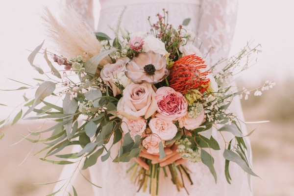 Boho beach wedding