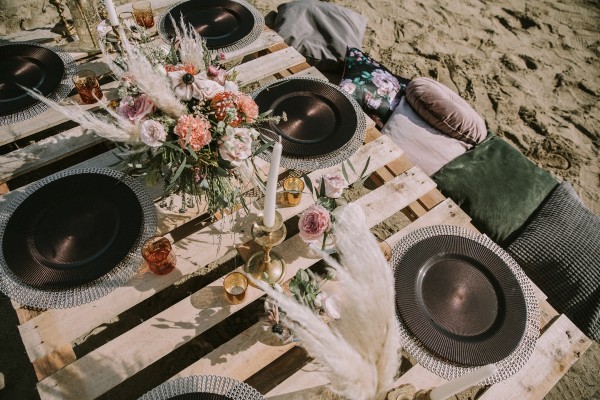 Boho beach wedding